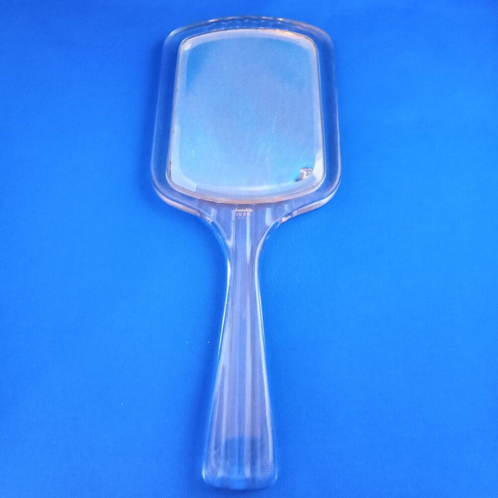 Vintage Jewelite 1035 USA Lucite Vanity Two-sided Hand Mirror